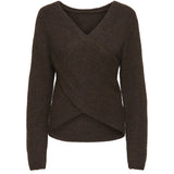 ONLY ONLY Dam Pullover ONLZaggie Knit Seal Brown