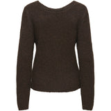ONLY ONLY Dam Pullover ONLZaggie Knit Seal Brown