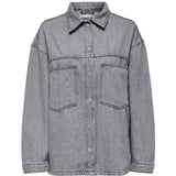 ONLY ONLY Dam Skjorta ONLEMMIE Shirt Medium Grey Denim