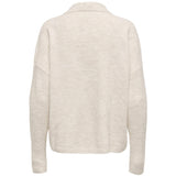 ONLY ONLY Dam Stickad Polo ONLTALIO Knit Whitecap Gray Detail:Melange/DTM Horn Button