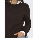 ONLY ONLY Dam Tröja ONLRica Pullover Chocolate Torte W. MELANGE