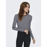 ONLY ONLY Dam topp ONLElene Top Naval Academy Neo Birch Decadent Cho