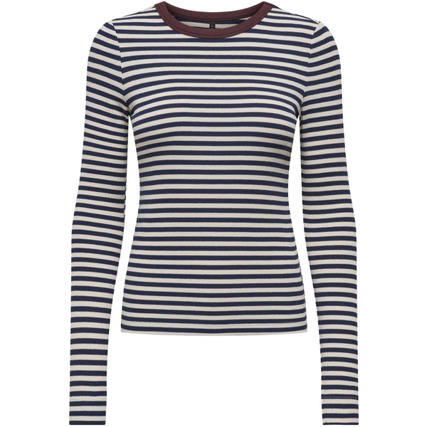 ONLY ONLY Dam topp ONLElene Top Naval Academy Neo Birch Decadent Cho