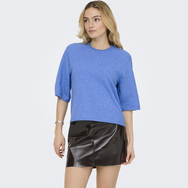 ONLY ONLY Dam tröja ONLLoyal Knit Ultramarine Melange