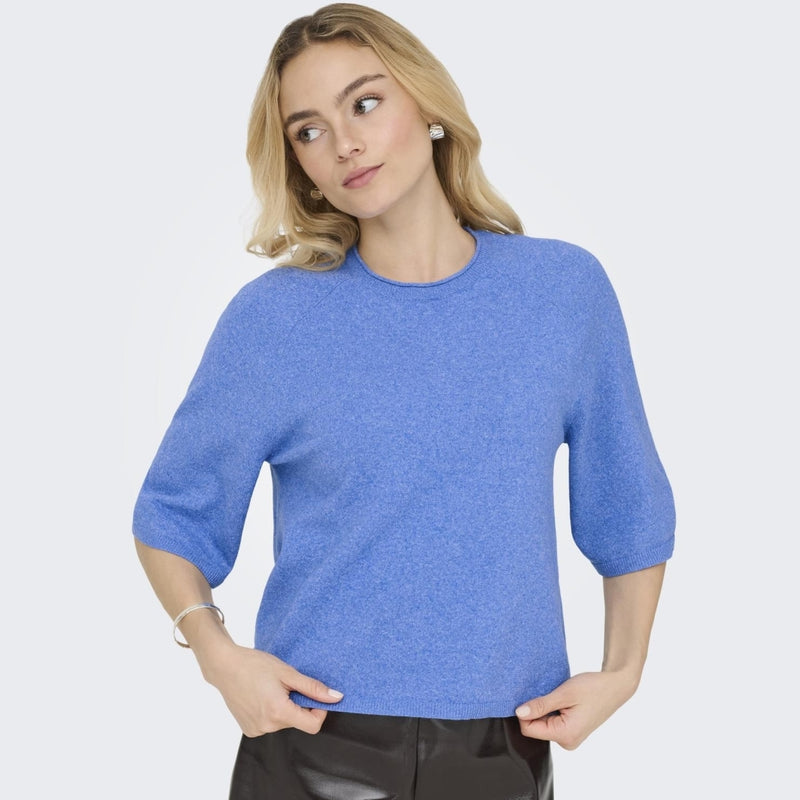 ONLY ONLY Dam tröja ONLLoyal Knit Ultramarine Melange