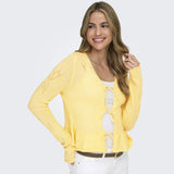 ONLY ONLY Damen strickjacke ONLHelga Cardigan Sunlight Melange