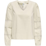 ONLY ONLY Damtröja ONLAime Blouse Pumice Stone