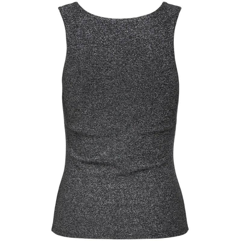 ONLY ONLY KVINNA TOPP ONLEA Top Black Silver Glitter