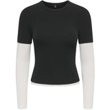 ONLY ONLY dam Topp ONLELLI Blouse Black (Double layer) cd