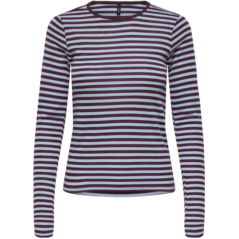 ONLY ONLY dam Topp ONLELLI Top Cabernet Stripes:Cashmere blue