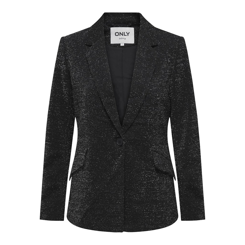 ONLY ONLY dam blazer ONLALYA Blazer Black W. SILVER LUREX