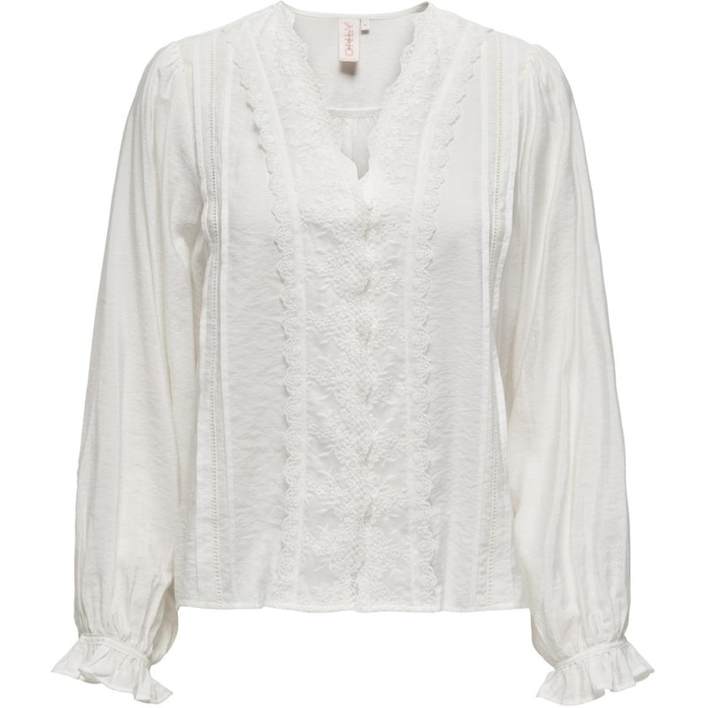 ONLY ONLY dam blus ONLAMANDA Blouse Bright White