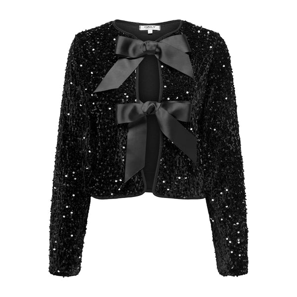 ONLY ONLY dam blus ONLANIKA Blouse Black BLACK BOW