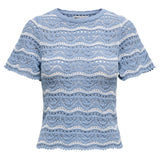 ONLY ONLY dam blus ONLANNASOFIA Restudsalg Forever Blue Stripes Cloud Dancer