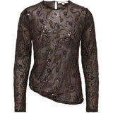 ONLY ONLY dam blus ONLBOLTON Blouse Coffee Bean BEADS