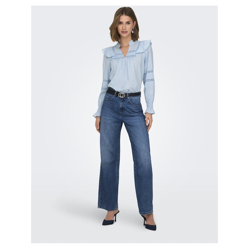 ONLY ONLY dam blus ONLJULIA Blouse Cashmere Blue