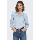 ONLY ONLY dam blus ONLJULIA Blouse Cashmere Blue