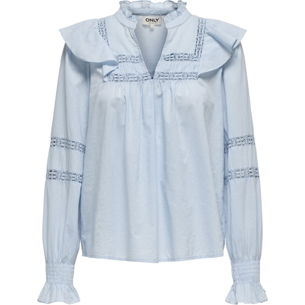 ONLY ONLY dam blus ONLJULIA Blouse Cashmere Blue