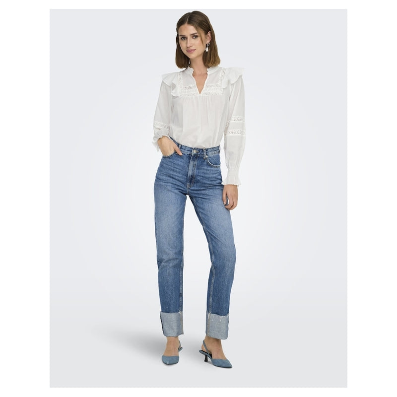 ONLY ONLY dam blus ONLJULIA Blouse Cloud Dancer