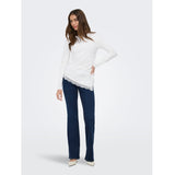 ONLY ONLY dam blus ONLLIVE Blouse Cloud Dancer Dtm lace