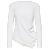 ONLY ONLY dam blus ONLLIVE Blouse Cloud Dancer Dtm lace