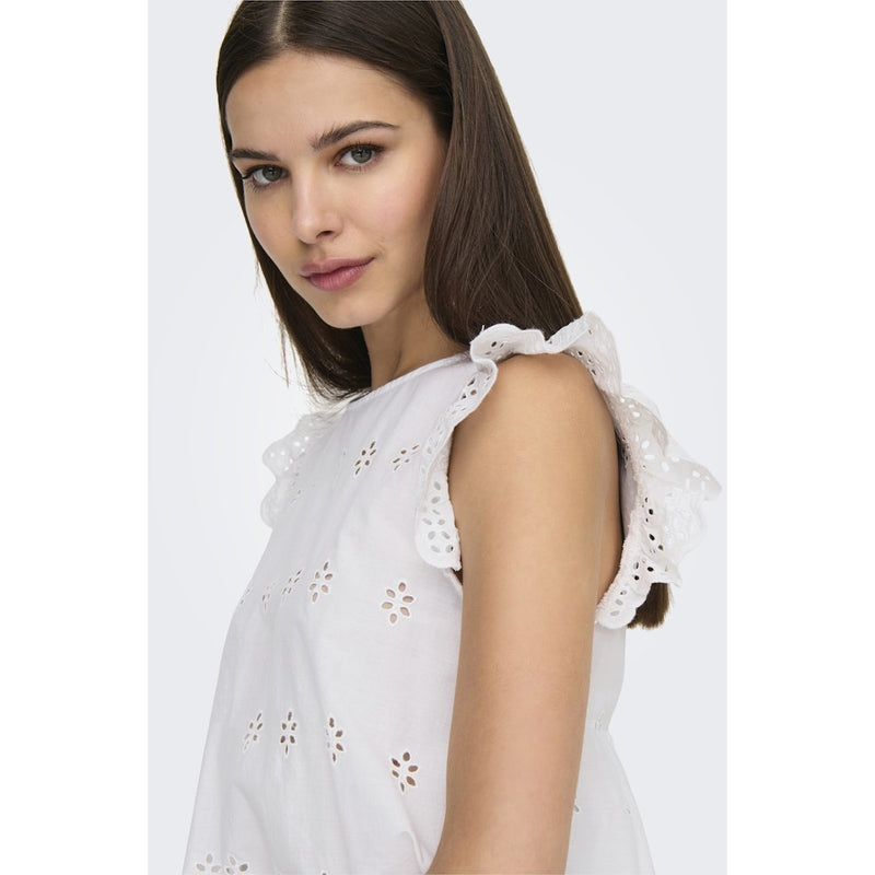ONLY ONLY dam blus ONLLOU Blouse Bright White