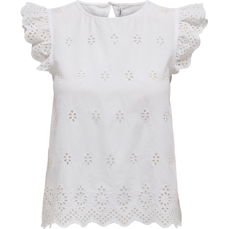 ONLY ONLY dam blus ONLLOU Blouse Bright White