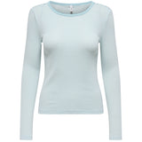 ONLY ONLY dam blus ONLMADISON Blouse Cloud Dancer Vivi Winter Sky