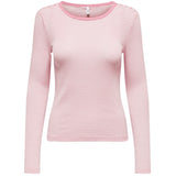 ONLY ONLY dam blus ONLMADISON Blouse Cloud Dancer Vivi romance rose