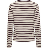 ONLY ONLY dam blus ONLNEW LS Tee Birch Winetasting + winetasting neckline