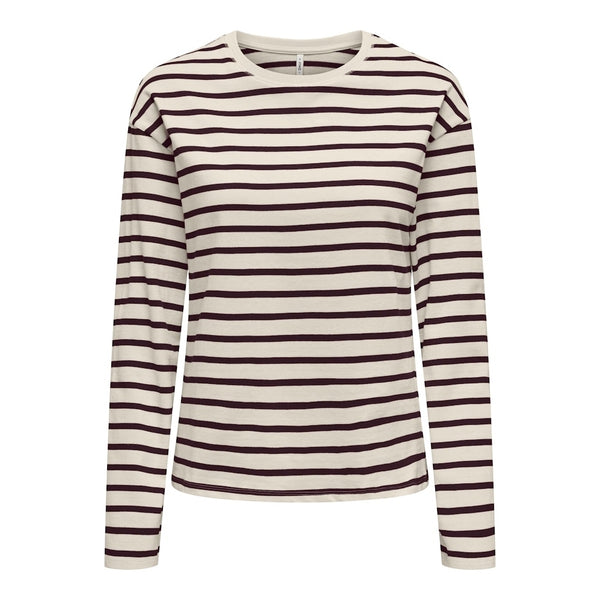 ONLY ONLY dam blus ONLNEW LS Tee birch wine tasting