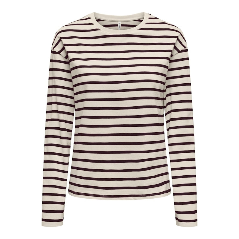 ONLY ONLY dam blus ONLNEW LS Tee birch wine tasting