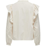 ONLY ONLY dam blus ONLREGINA Restudsalg Ecru
