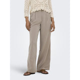 ONLY ONLY dam byxor ONLHATTIE Pant Taupe Gray MELANGE