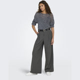 ONLY ONLY dam byxor ONLSVEA Pant Dark grey melange