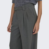 ONLY ONLY dam byxor ONLSVEA Pant Dark grey melange