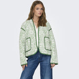 ONLY ONLY dam jacka ONLELVIRA Jacket Mineral Green CLOUD DANCER