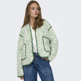 ONLY ONLY dam jacka ONLELVIRA Jacket Mineral Green CLOUD DANCER