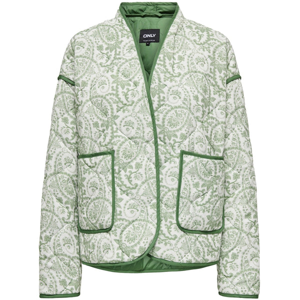 ONLY ONLY dam jacka ONLELVIRA Jacket Mineral Green CLOUD DANCER