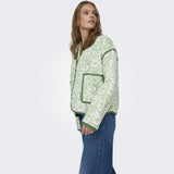 ONLY ONLY dam jacka ONLELVIRA Restudsalg Mineral Green CLOUD DANCER
