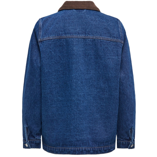 ONLY ONLY dam jacka ONLFRANKIE Jacket Dark Blue Denim