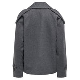 ONLY ONLY dam jacka ONLMAISY Jacket Dark Grey Melange Black lining