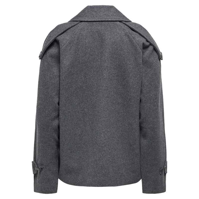 ONLY ONLY dam jacka ONLMAISY Jacket Dark Grey Melange Black lining