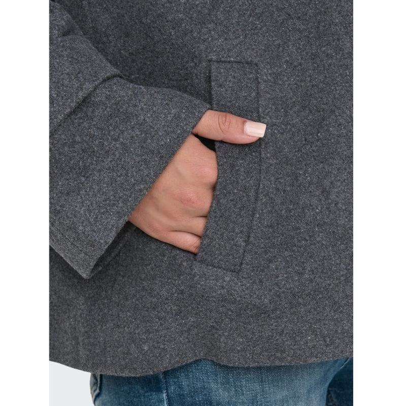 ONLY ONLY dam jacka ONLMAISY Jacket Dark Grey Melange Black lining