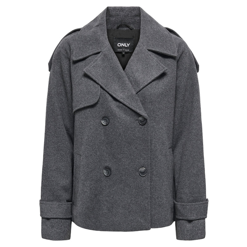 ONLY ONLY dam jacka ONLMAISY Jacket Dark Grey Melange Black lining