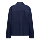 ONLY ONLY dam jacka ONLTHILLE Jacket Dark Blue Denim Rinse