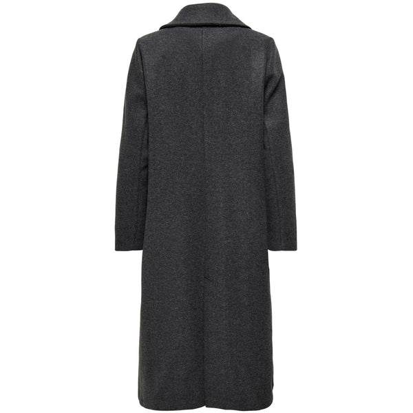 ONLY ONLY dam kappa ONLEMMA Coat Dark grey melange