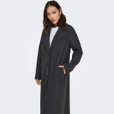 ONLY ONLY dam kappa ONLEMMA Coat Dark grey melange