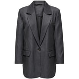 ONLY ONLY dam kavaj ONLHATTIE-LANA Blazer Dark grey melange