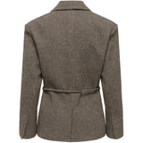 ONLY ONLY dam kavaj ONLNELLA Blazer Cornstalk TOBACCO BROWN/BLACK/SURF THE WEB